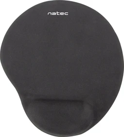 Natec Marmot Ergonomisches Mauspad mit Handballenauflage schwarz