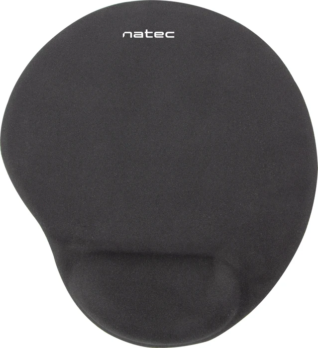 Natec Marmot Ergonomisches Mauspad mit Handballenauflage schwarz