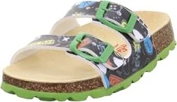 Superfit Fussbettpantoffel schwarz/mehrfarbig (Junior)