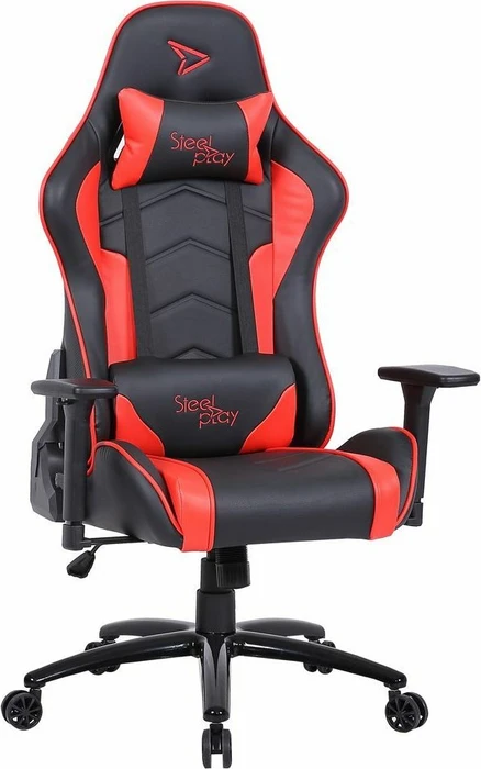 Steelplay SGC01 Gamingstuhl, schwarz/rot