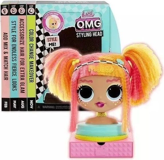 MGA Entertainment L.O.L. Surprise! O.M.G. Styling Head Neonlicious