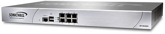 Dell SonicWALL NSA 2400 Firewall, 7x RJ-45, 3DES/AES