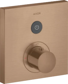 Hansgrohe AXOR ShowerSelect Thermostat Unterputz eckig für 1 Verbraucher brushed red gold