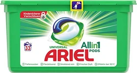 Ariel Universal Allin1 Pods Waschmittel, 33 Stück