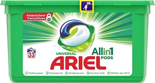 Ariel Universal Allin1 Pods Waschmittel, 33 Stück