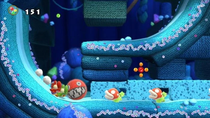 Yoshi's Woolly World - inkl. amiibo Figur Woll-Yoshi (WiiU)