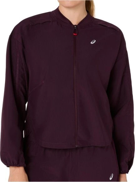 Asics Nagino Run Adjustable Laufjacke dark aubergine (Damen)