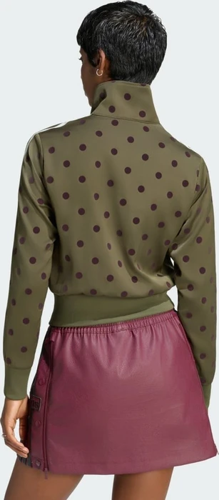adidas Satin Polka Dots TT Track Top Trainingsjacke olive strata (Damen)