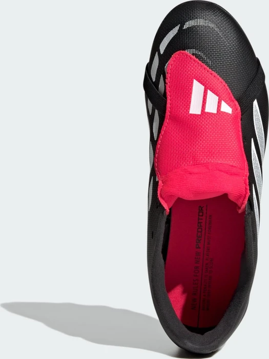 adidas Predator Club Fold-Over Tongue FG/MG core black/cloud white/lucid red (Junior) (KI8895) – Bild 3 von 10