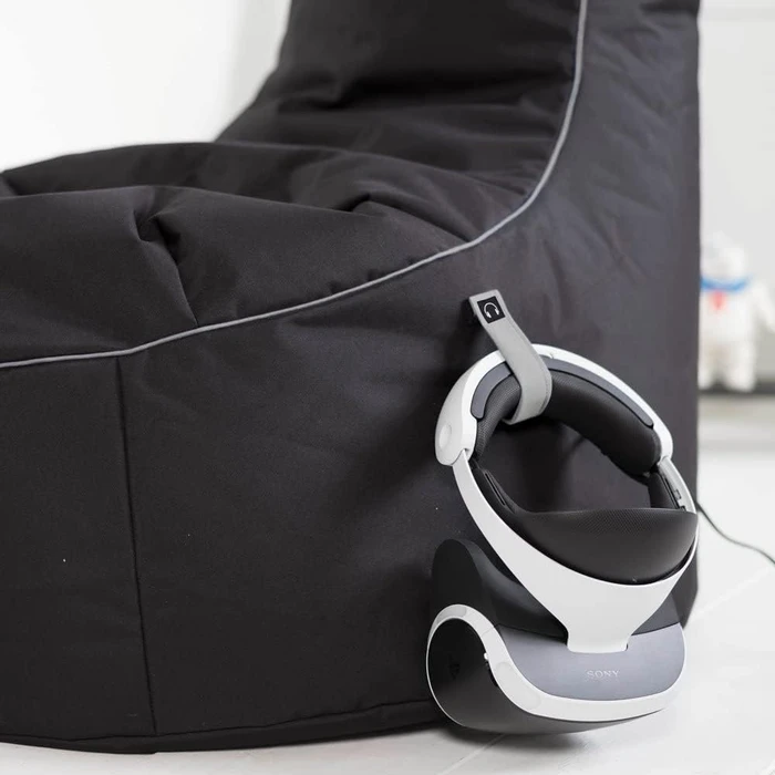 Gamewarez Gaming Sitzsack Classic Cosmic Lightning, schwarz/grau