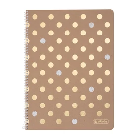 Herlitz Spiralblock to go, A4, kariert, Pure Glam, 80 Blatt