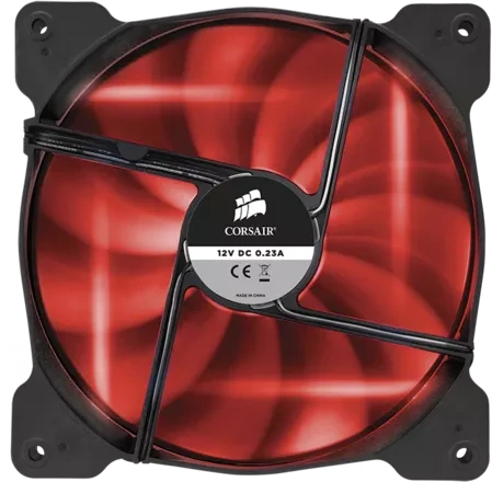 Corsair Air Series LED Red AF140 Quiet Edition, 140mm