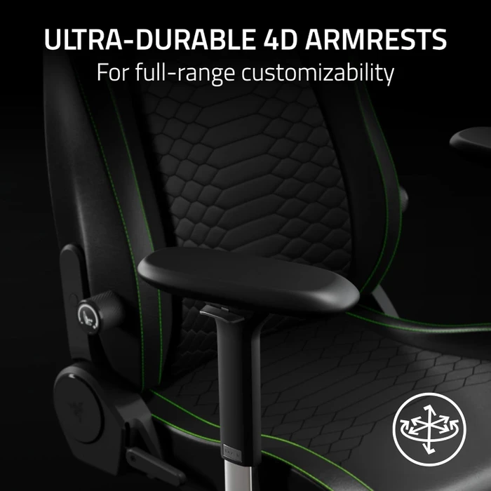 Razer Iskur V2 NewGen Gamingstuhl, schwarz