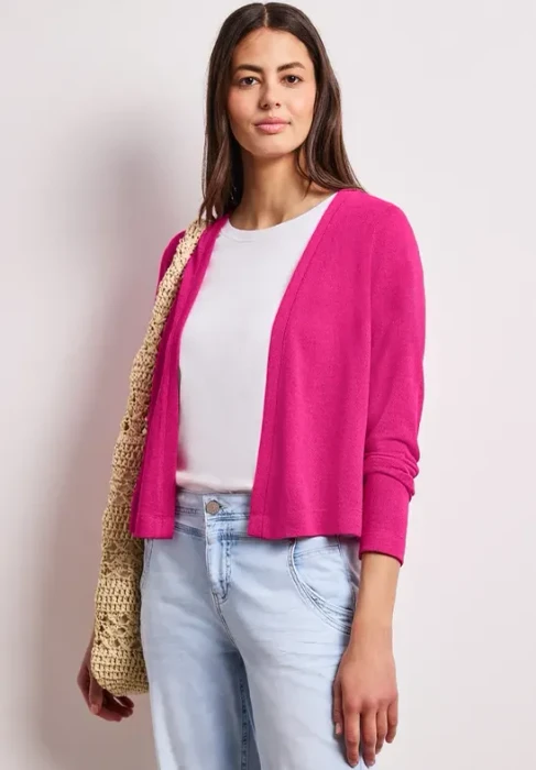 Street One Langarm Strickjacke magenta dream (Damen)