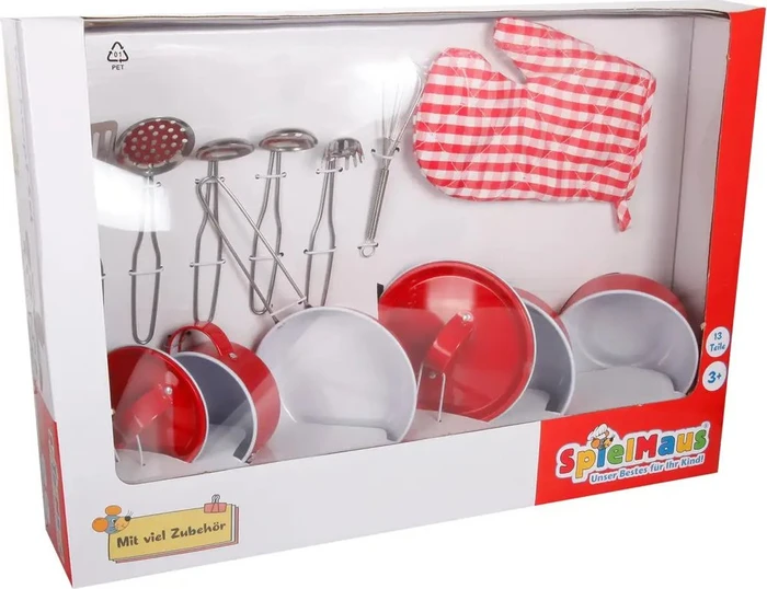 SpielMaus Spiel-Kochtopf-Set