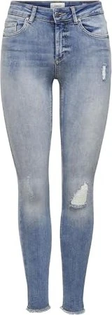 ONLY Skinny Mid Blush Jeans light blue denim (Damen)