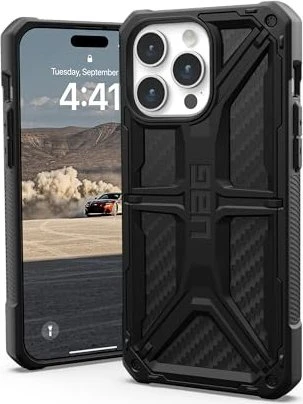 UAG Monarch Case für Apple iPhone 15 Pro Max Carbon Fiber