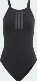 adidas 3-Streifen High Neck 2-Way Straps Peachsoft Badeanzug schwarz/weiß (Damen)