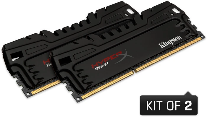 Kingston FURY Beast XMP UDIMM 16GB Kit, DDR3-2133, CL11-12-12