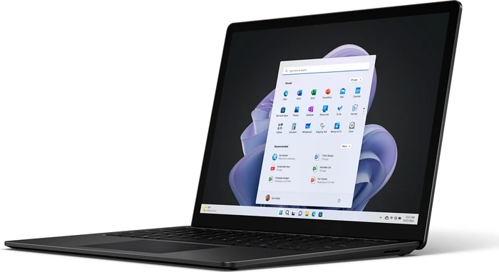 Microsoft Surface Laptop 5 13.5", Mattschwarz, Core i5-1245U, 8GB RAM, 256GB SSD, DE, Business