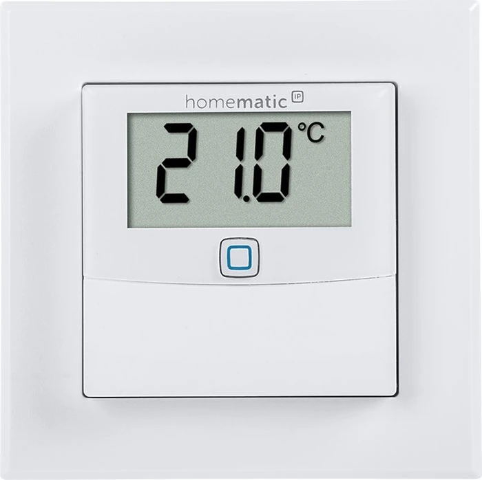 eQ-3 Homematic IP Wandsensor mit Display, Temperatur-/Feuchtigkeitssensor