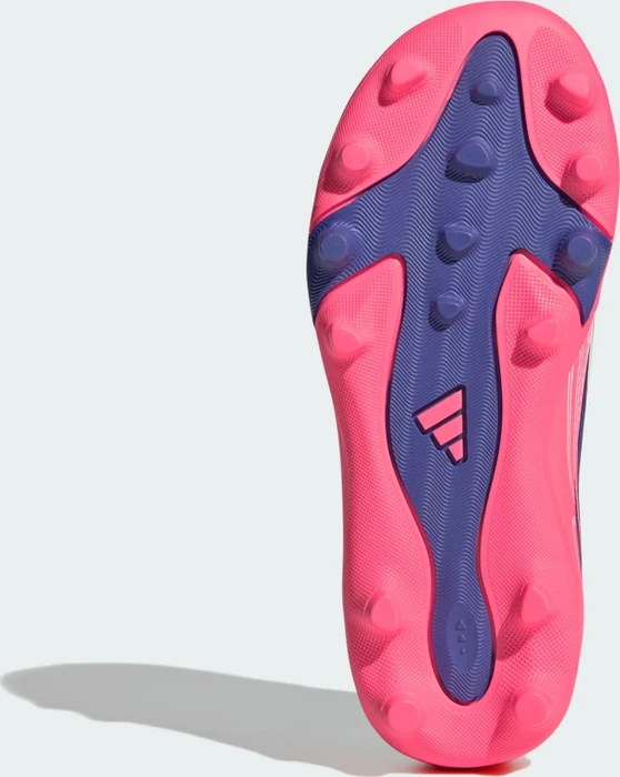 adidas F50 Hyperfast Club Velcro FG/MG cloud white/solar purple/solar turbo (Junior)