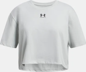 Under Armour Rival Funktionsshirt kurzarm hydro green/black (Junior)