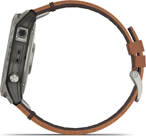 Garmin Fenix 7X Sapphire Solar titanium/chestnut
