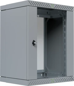 EFB Elektronik X-Rack 19" Wandgehäuse 15HE, fest, eigenbelüftet, tiefenverstellbar, 400-600mm, Sicherheitsglastür, IP20, RAL 7035, 600mm tief