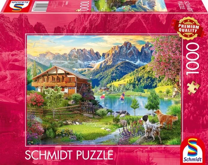Schmidt Spiele Erholung in den Dolomiten (1000 Teile)