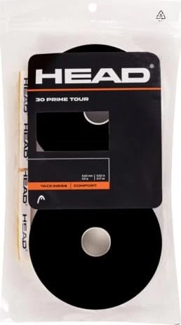Head Prime Tour 30 Overgrip Griffband schwarz, 30 Stück