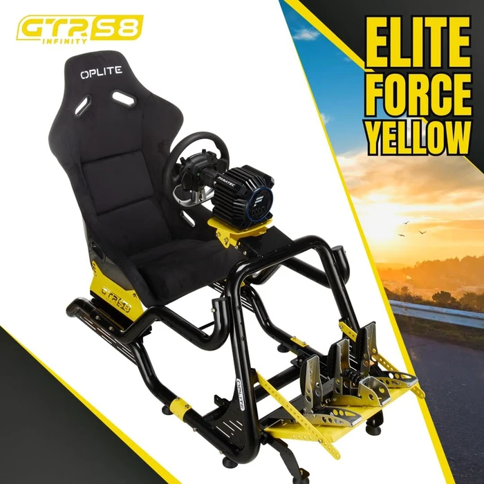 Oplite Cockpit GTR S8 Elite Force Yellow, schwarz/gelb (OP-GTR-EFY(S8))