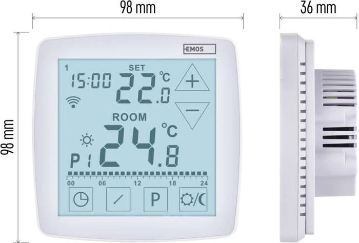 Emos P56S01F GoSmart WiFi Fußbodenheizung-Thermostat