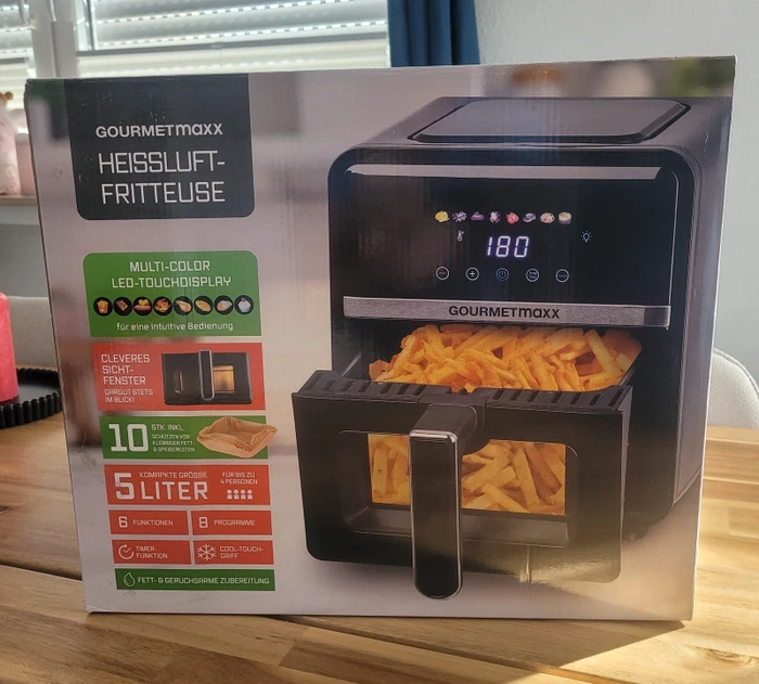 Gourmetmaxx 5l Heißluftfritteuse
