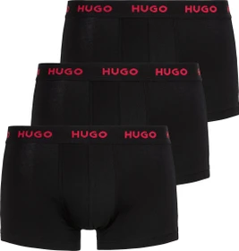 Hugo Boss Trunk Triplet Pack Boxer Briefs schwarz/grau/blau (Herren)