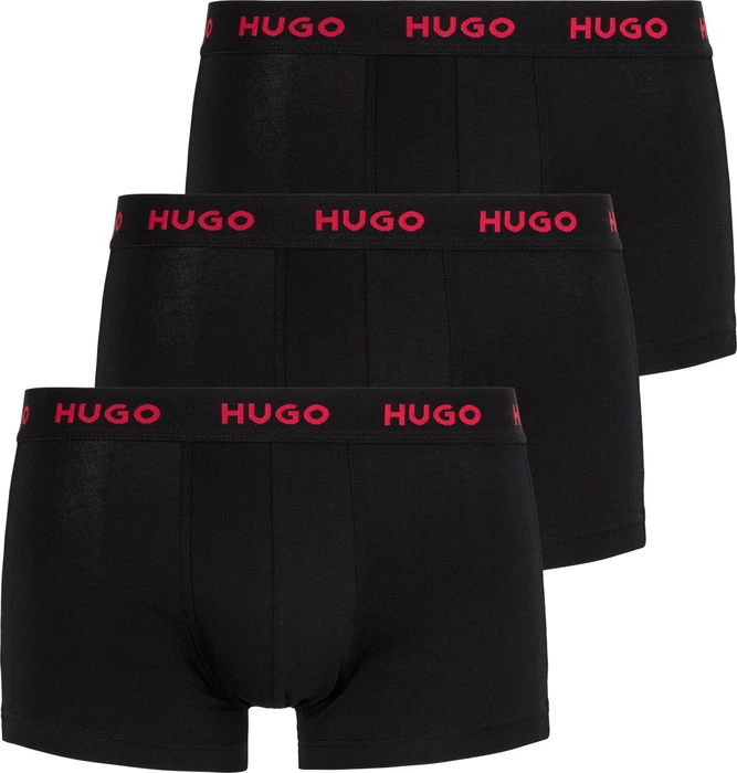 Hugo Boss Trunk Triplet Pack Boxer Briefs schwarz/grau/blau (Herren)