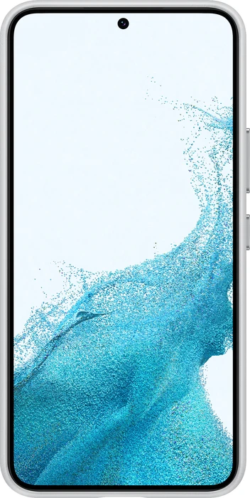Samsung Leather Cover für Galaxy S22 Light Gray
