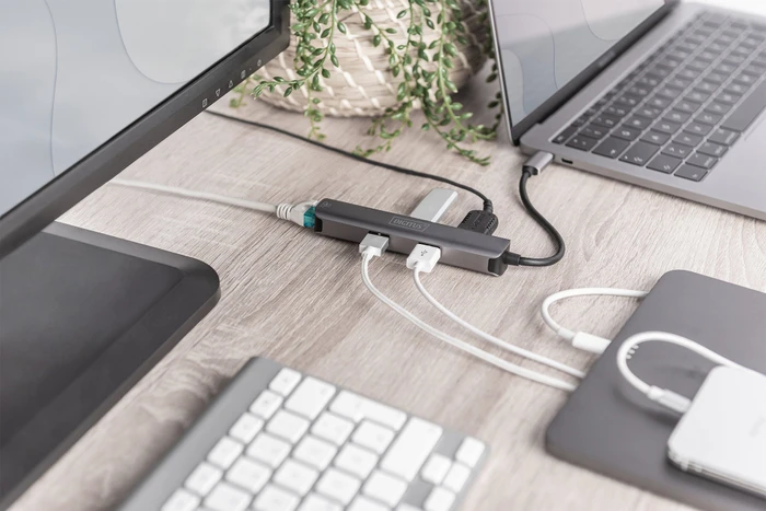 Digitus USB-C Dock, USB-C 3.0 [Stecker]