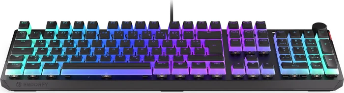 Endorfy Thock Pudding, PBT, LEDs RGB, Kailh RED, USB, DE