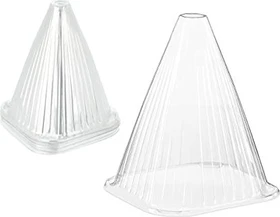 Relaxdays Pflanzenhut Pflanzenschutzhaube transparent, 24 Stück