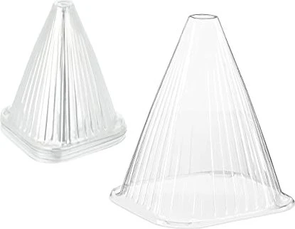 Relaxdays Pflanzenhut Pflanzenschutzhaube transparent, 24 Stück