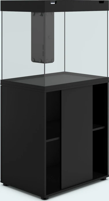 Juwel Lido 200 LED Aquarium-Set mit Unterschrank, schwarz/schwarz, 200l