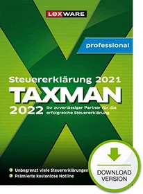 Lexware Taxman Professional 2022, 3 User, ESD (deutsch) (PC) (18832-2004)