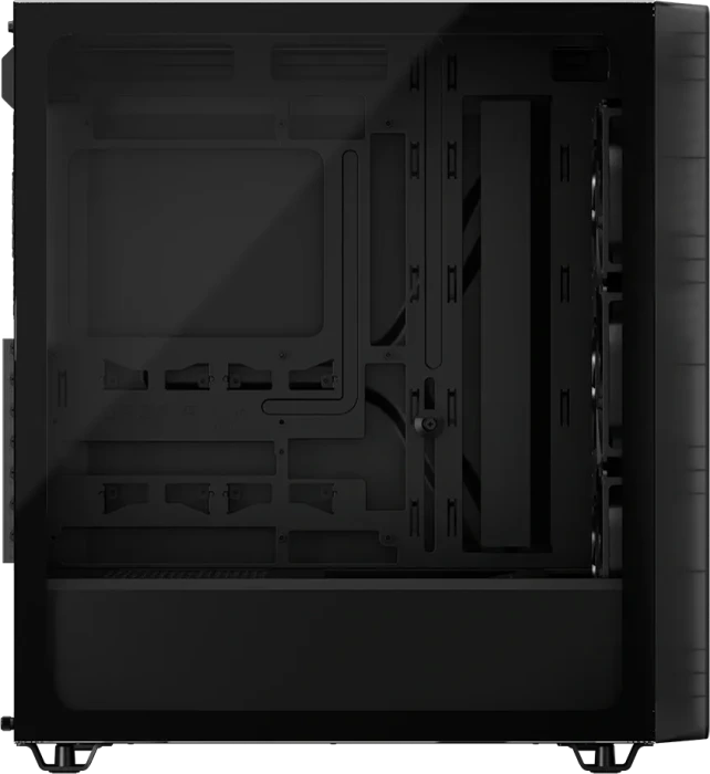 Corsair 3200D RS Smoke, grau, Glasfenster