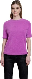 Street One Studio Kuscheliges Basic T-Shirt kurzarm floral pink (Damen)