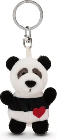 Nici Panda mit Herz Schlüsselanhänger 5cm