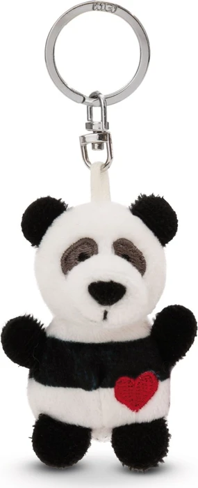 Nici Panda mit Herz Schlüsselanhänger 5cm