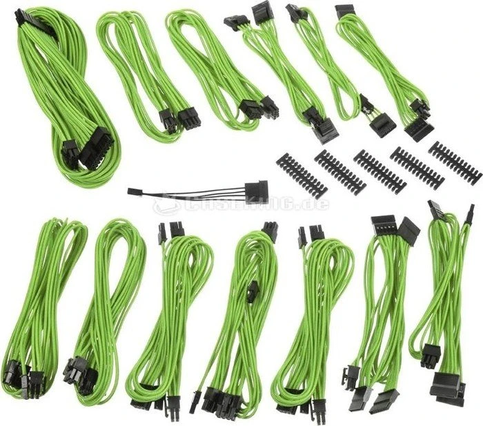BitFenix Alchemy 2.0 SSC-Series Kabel Kit für Netzteile, NVIDIA grün