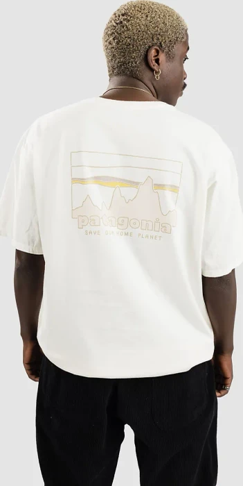 Patagonia '73 Skyline Organic T-Shirt kurzarm birch white (Herren)