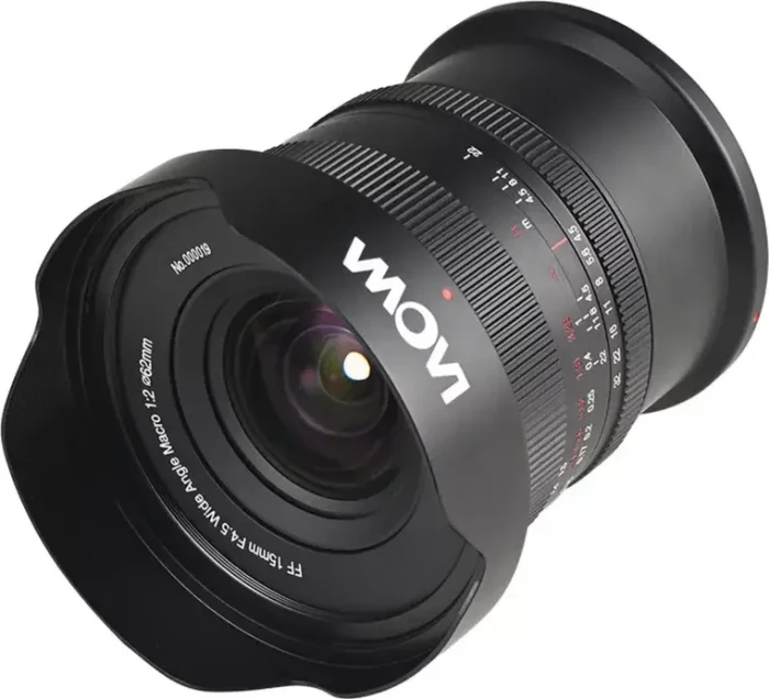 Laowa 15mm 4.5 0.5X Wide Angle Macro manuelle Blende für Canon RF